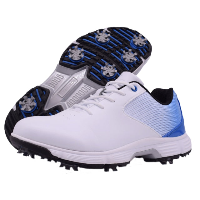 New Mens Golf Shoes Waterproof Golf Sneakers Men Outdoor Golfing Spikes Shoes Big Size 7-14 Jogging Walking Sneakers Male
