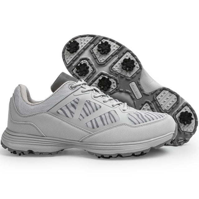 New Mens Golf Shoes Waterproof Golf Sneakers Men Outdoor Golfing Spikes Shoes Big Size 7-14 Jogging Walking Sneakers Male