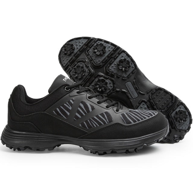 New Mens Golf Shoes Waterproof Golf Sneakers Men Outdoor Golfing Spikes Shoes Big Size 7-14 Jogging Walking Sneakers Male
