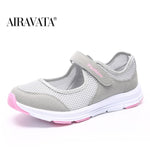 Summer Breathable Women Sneakers Healthy Walking Mary Jane Shoes Sporty Mesh Sport Running Mother Gift Light Flats 35-42 Size