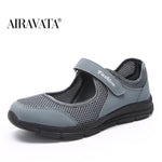 Summer Breathable Women Sneakers Healthy Walking Mary Jane Shoes Sporty Mesh Sport Running Mother Gift Light Flats 35-42 Size