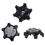 14Pcs /Lot TPR Golf Spikes Pins 1/4 Turn Fast Twist Shoe Spikes Replacement Accessories Golf Training Aids White+Gray