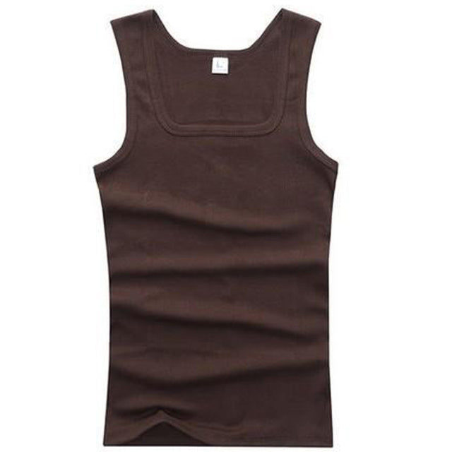 Men's Casual Tank Summer High Quality Bodybuilding Fitness Muscle  Singlet Man's Clothes  Sleeveless Slim Fit Vest
