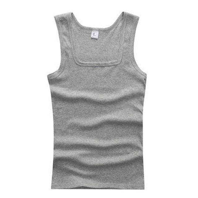 Men's Casual Tank Summer High Quality Bodybuilding Fitness Muscle  Singlet Man's Clothes  Sleeveless Slim Fit Vest