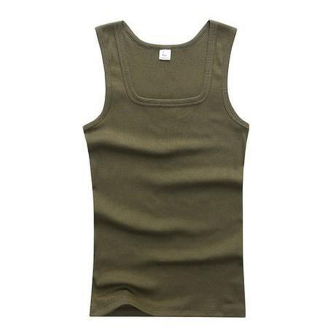 Men's Casual Tank Summer High Quality Bodybuilding Fitness Muscle  Singlet Man's Clothes  Sleeveless Slim Fit Vest