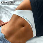 CHAOZHU Women Stretch Athletics Gym Fitness Soft Cozy Quick Dry Lady Seamless Underwear High Quality Panties European Thong