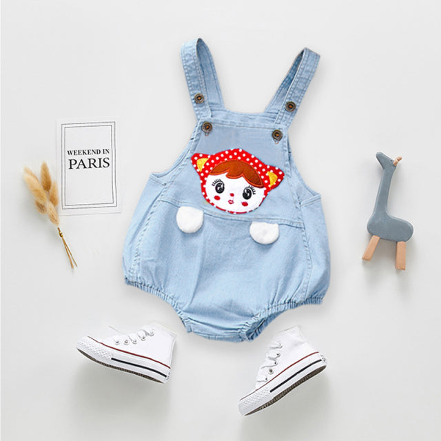 IENENS Kids Baby Jumper Boys Girls Clothes Pants Denim Shorts Jeans Overalls Toddler Infant Jumpsuits Newborn Clothing Trousers