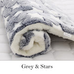 Dog Mat Dog Bed Thickened Pet Cat Soft Fleece Pad Blanket Bed Mat Cushion Home Portable Washable Rug Keep Warm Pet Supplies