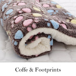 Dog Mat Dog Bed Thickened Pet Cat Soft Fleece Pad Blanket Bed Mat Cushion Home Portable Washable Rug Keep Warm Pet Supplies
