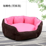Dog Beds House Sofa Washable Round Plush Mat For Small Medium Dogs Large Labradors Cat House Pet Bed Dcpet Best Dropshipping