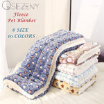 Dog Mat Dog Bed Thickened Pet Cat Soft Fleece Pad Blanket Bed Mat Cushion Home Portable Washable Rug Keep Warm Pet Supplies