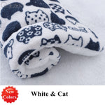 Dog Mat Dog Bed Thickened Pet Cat Soft Fleece Pad Blanket Bed Mat Cushion Home Portable Washable Rug Keep Warm Pet Supplies