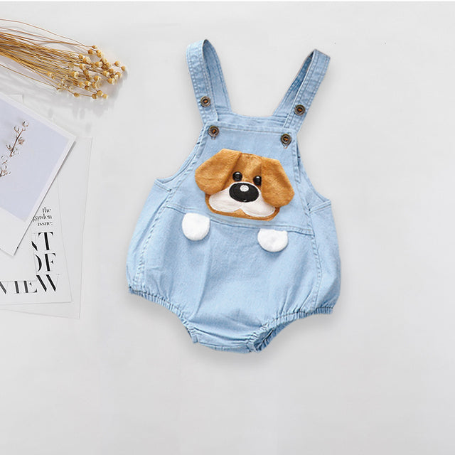 IENENS Kids Baby Jumper Boys Girls Clothes Pants Denim Shorts Jeans Overalls Toddler Infant Jumpsuits Newborn Clothing Trousers