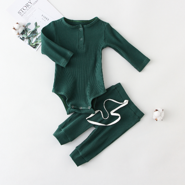 Infant Baby Boy Girl Clothes Set Long Sleeve Baby Bodysuit +Pant Newborn Boy Outfits Summer Autumn Newborn Baby Girl Clothing