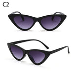 1PC Sexy Cat Eye Triangle Sunglasses Retro Female Eyewear UV400 Sun Glasses Polarized Streetwear Trending Fashion Ladies Glasse