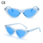 1PC Sexy Cat Eye Triangle Sunglasses Retro Female Eyewear UV400 Sun Glasses Polarized Streetwear Trending Fashion Ladies Glasse