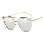 Sexy Retro Cat Eye Sunglasses Women Brand Designer Metal Luxury Sun Glasses Female Black Vintage Fashion Ladies Oculos De Sol