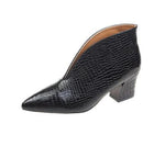 2021 New Women for Shoes Casual Pumps Short Boots Sexy High Heels Pointed V-mouths Ladies Dress shoes OL Daily Shoes