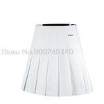 Women Golf High-Waist Pleated Skirt Summer A-Line Slim Tennis Golf Skirt Ladies Quick-Dry Fitness Shorts Athletic Running Gym