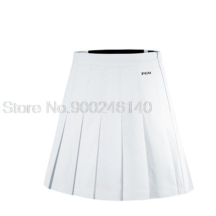 Women Golf High-Waist Pleated Skirt Summer A-Line Slim Tennis Golf Skirt Ladies Quick-Dry Fitness Shorts Athletic Running Gym