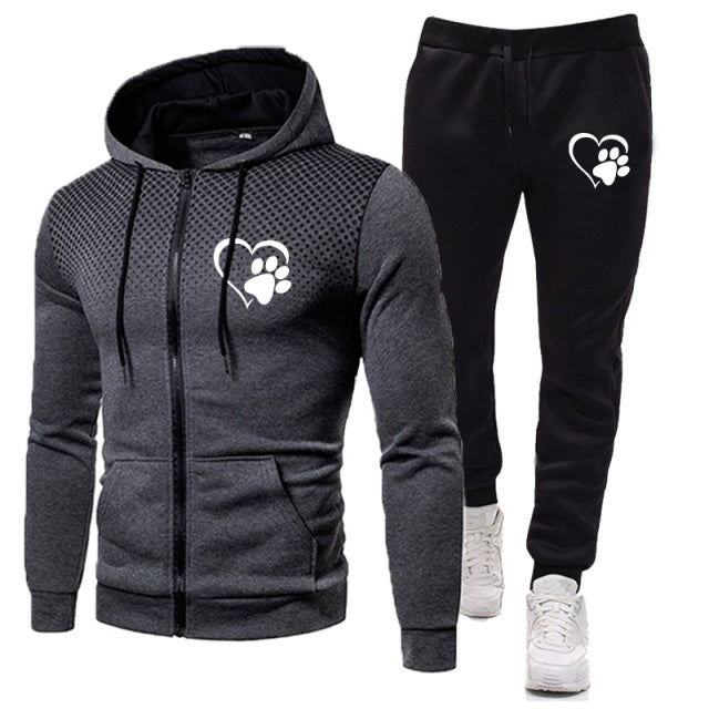 2022 Men's Sets Hoodies+Pants  Autumn and Winter Sport Suits Casual Sweatshirts Tracksuit Sportswear Custom Logo