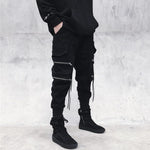 New Streetwear Men's Multi Pockets Cargo Harem Pants Hip Hop Casual Male Track Pants Joggers Trousers Fashion Harajuku Men Pants
