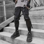 New Streetwear Men's Multi Pockets Cargo Harem Pants Hip Hop Casual Male Track Pants Joggers Trousers Fashion Harajuku Men Pants