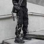 New Streetwear Men's Multi Pockets Cargo Harem Pants Hip Hop Casual Male Track Pants Joggers Trousers Fashion Harajuku Men Pants