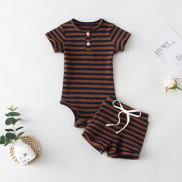 Infant Baby Boy Girl Clothes Set Long Sleeve Baby Bodysuit +Pant Newborn Boy Outfits Summer Autumn Newborn Baby Girl Clothing