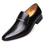 2021 New Men's Casual Shoes Classic Low-Cut Embossed Leather Shoes Comfortable Business Dress Shoes Man Loafers Plus Size 38-48
