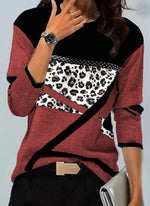 2022 Fashion Women Print Shirts Vintage Spring Tee Autumn Blouse Top Casual Full Long Sleeve Pullover S-5XL