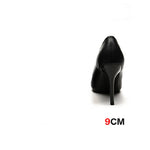 Women Pumps High Heels Classics Fashion Design Black Leather Lady Office Dress Party Wedding Business Heels Shoes For Women 2022