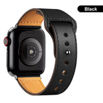 Leather strap for Apple Watch band high quality Male lady series 1234567 SE 44mm 40mm watch for iWatch 42mm 38mm Bracelet