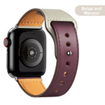 Leather strap for Apple Watch band high quality Male lady series 1234567 SE 44mm 40mm watch for iWatch 42mm 38mm Bracelet
