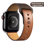 Leather strap for Apple Watch band high quality Male lady series 1234567 SE 44mm 40mm watch for iWatch 42mm 38mm Bracelet