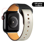 Leather strap for Apple Watch band high quality Male lady series 1234567 SE 44mm 40mm watch for iWatch 42mm 38mm Bracelet