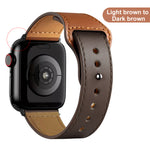 Leather strap for Apple Watch band high quality Male lady series 1234567 SE 44mm 40mm watch for iWatch 42mm 38mm Bracelet
