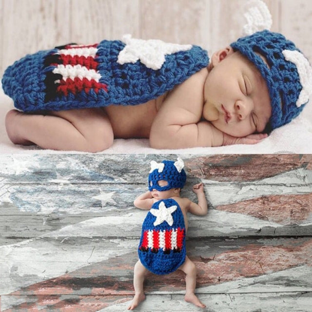 newborn photography props crothet baby clothes boy clothing boys accessories infant girl costume crocheted handmade outfit