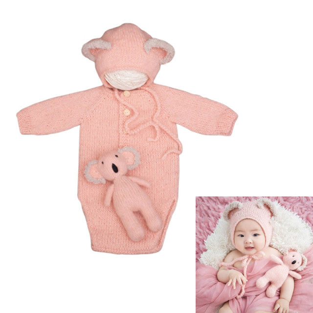 newborn photography props crothet baby clothes boy clothing boys accessories infant girl costume crocheted handmade outfit