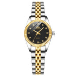 CHENXI Women Golden &amp; Silver Classic Quartz Watch Female Elegant Clock Luxury Gift Watches Ladies Waterproof Wristwatch