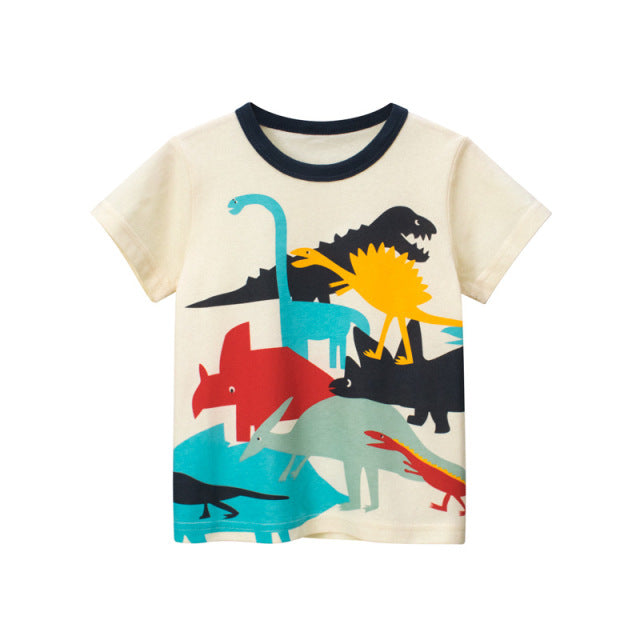 Children's T-Shirt Children for Boys  a Boy Girls Kids Kid's Shirts Child Baby Toddler Cotton Cartoon Tee Tops Clothing Short