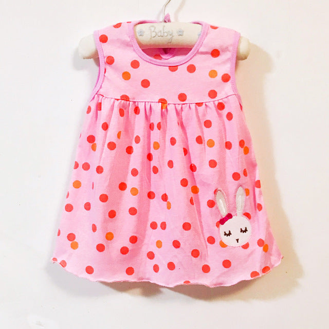 Baby Dress 2018 Summer New Girls Fashion Infantile Dresses Cotton Children's Clothes Flower Style Kids Clothing Princess Dress