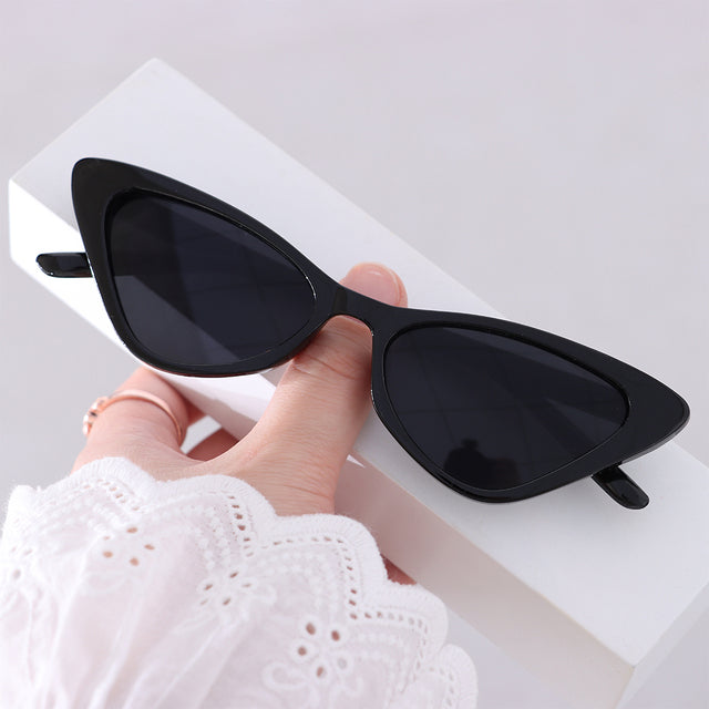 1PC Sexy Cat Eye Triangle Sunglasses Retro Female Eyewear UV400 Sun Glasses Polarized Streetwear Trending Fashion Ladies Glasse