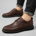 2021 New Men's Quality Leather Shoes British Business lace up fashion black Soft Leather Man Split Leather Dress Shoes men
