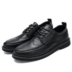 2021 New Men's Quality Leather Shoes British Business lace up fashion black Soft Leather Man Split Leather Dress Shoes men