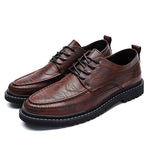 2021 New Men's Quality Leather Shoes British Business lace up fashion black Soft Leather Man Split Leather Dress Shoes men