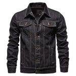 Men Light Blue Jean Jackets Casual Denim Coats New Men High Quality Wool Liner Thicker Winter Denim Jackets Warm Coats Size 6XL
