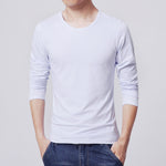 Men Shirt Sweaters Solid Color Half High Collar Casual Slim Long Sleeve Keep Warm Tight Shirt Male for Men Clothes Inner Wear