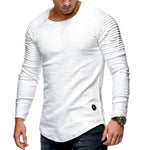 Men Shirt Sweaters Solid Color Half High Collar Casual Slim Long Sleeve Keep Warm Tight Shirt Male for Men Clothes Inner Wear