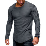 Men Shirt Sweaters Solid Color Half High Collar Casual Slim Long Sleeve Keep Warm Tight Shirt Male for Men Clothes Inner Wear